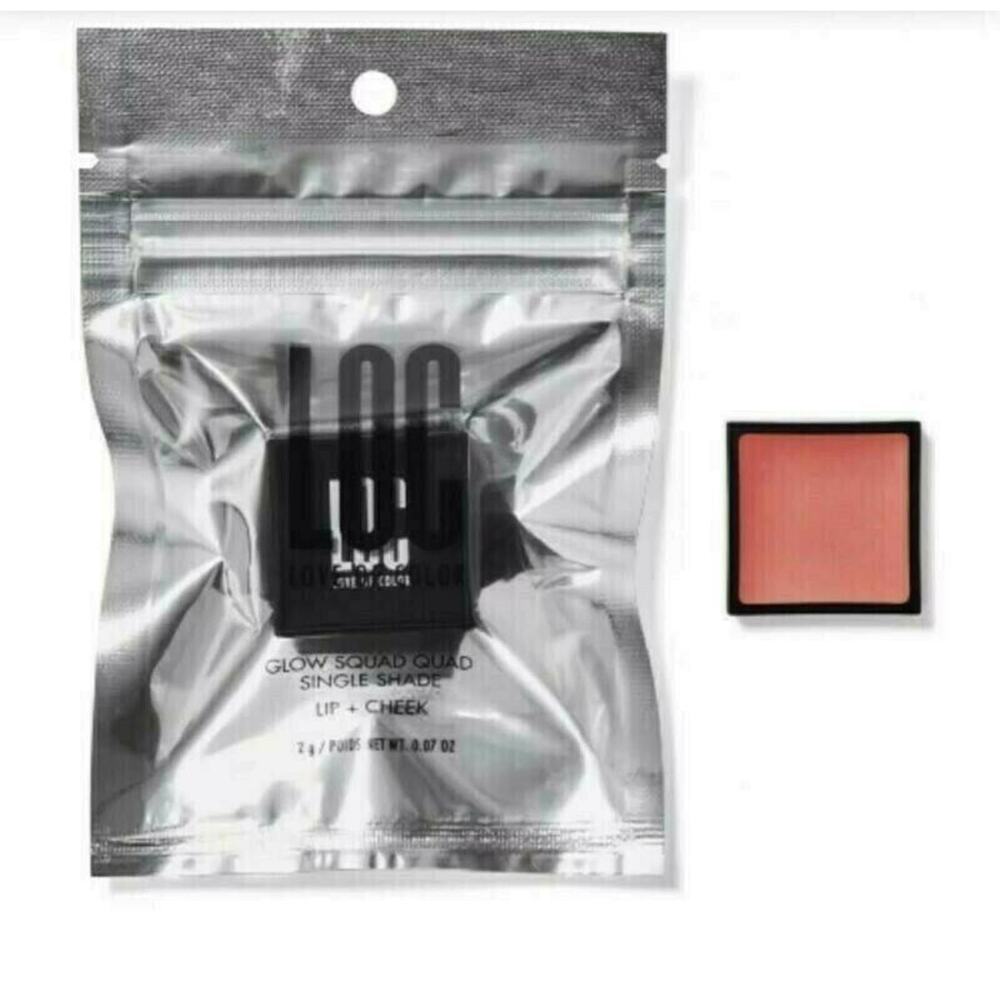 LOC Love of Color Glow Squad Quad Lip + Cheek Shade in POP NEW